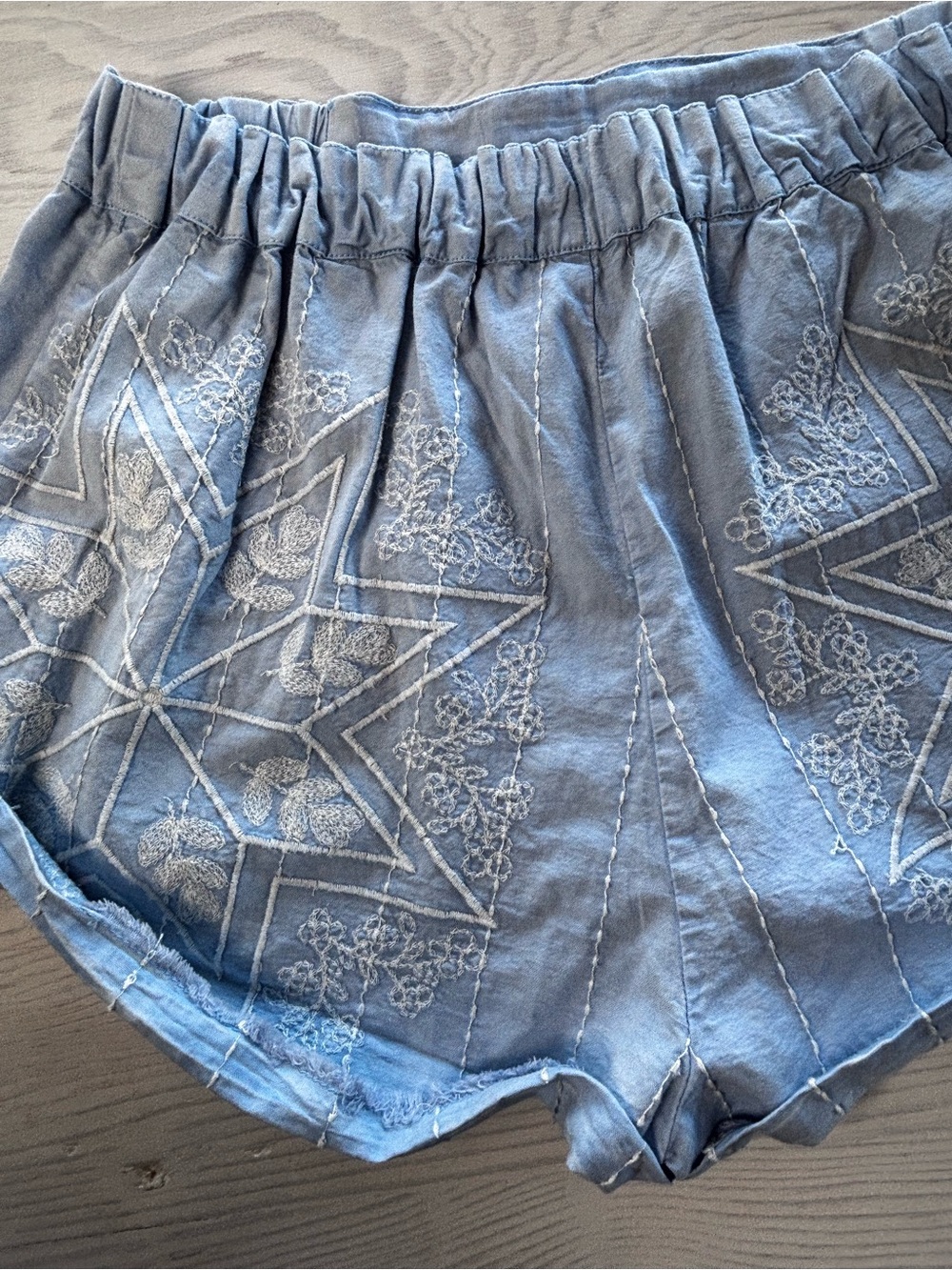 Free People Westover Embroidered Shorts Size Medium - Picture 5 of 7